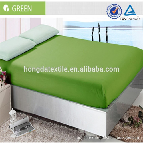 hot sale plain green color comforter mattress cover